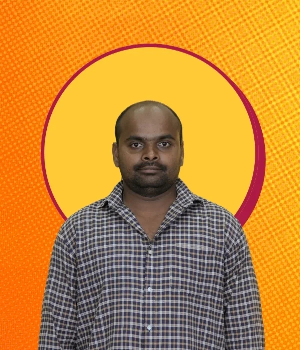 Before hair patch — bald crown, Marathahalli client 2