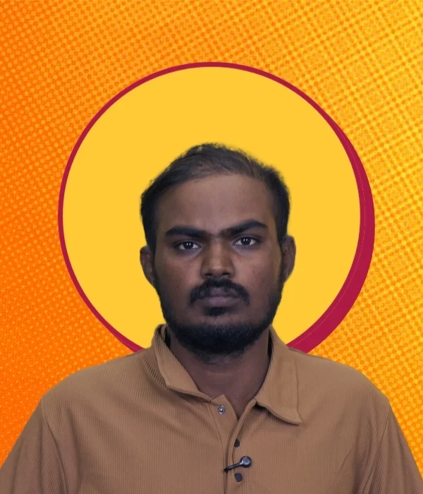 Before hair patch — thinning crown, Marathahalli client 1